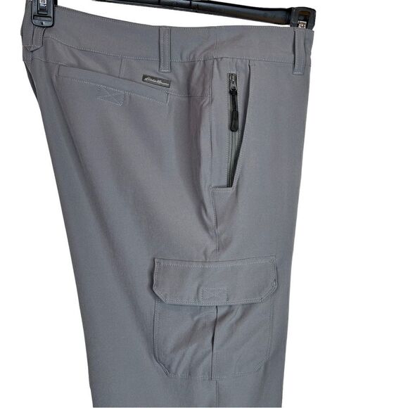 EDDIE BAUER Polar Fleece-Lined Pants in Gray Women's Size 12 = Large - Picture 6 of 11